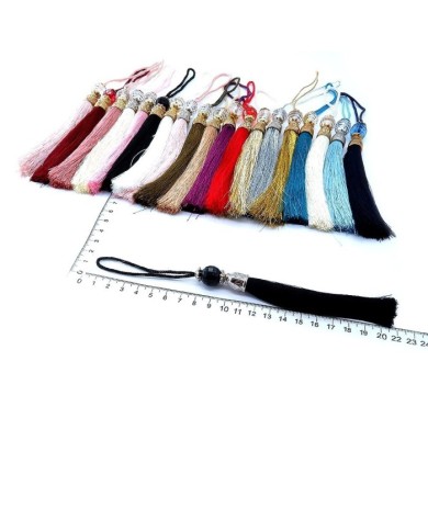 10 ADET - BONCUKLU PÜSKÜL AÇIK PEMBE - 10 CM - A