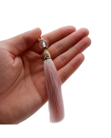 50 ADET - BONCUKLU PÜSKÜL AÇIK PEMBE - 10 CM - A