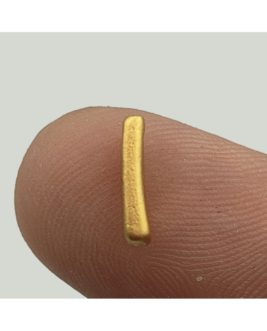 "I" Mini Harfler Lak Kaplama Gold 3 Adet