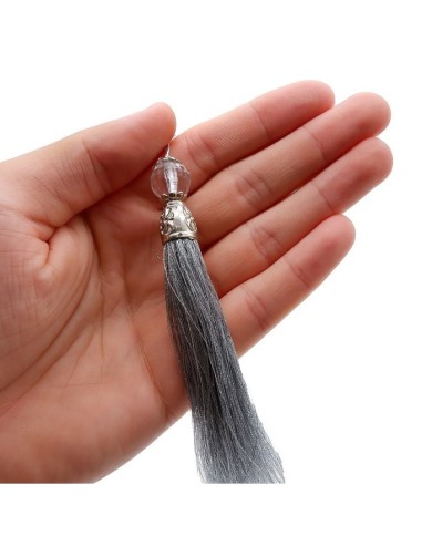50 ADET - BONCUKLU PÜSKÜL GRİ - 10 CM - G