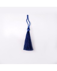 10 ADET - İPEK PÜSKÜL 7-8 CM - BEBE MAVİSİ