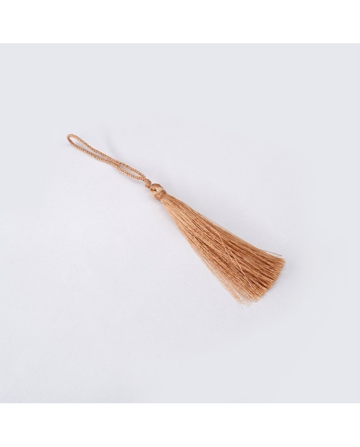 10 ADET - İPEK PÜSKÜL 7-8 CM - BEJ