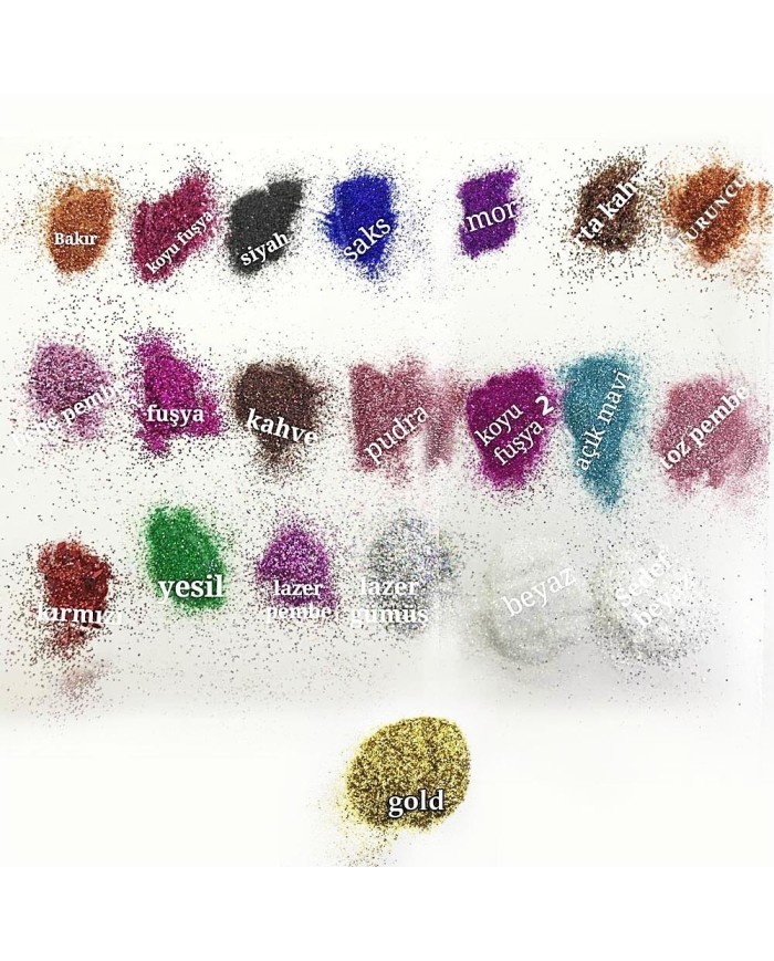 Toz Simler  1kg Renk Seçmeli