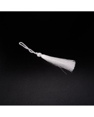 10 ADET - İPEK PÜSKÜL 7-8 CM - BEYAZ