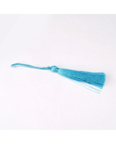 30 Adet - İpek Püskül 7-8 cm - Mavi