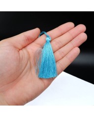 30 Adet - İpek Püskül 7-8 cm - Mavi