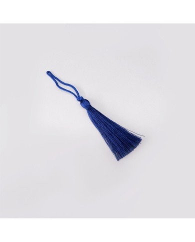 30 ADET - İPEK PÜSKÜL 7-8 CM - SAKS MAVİ