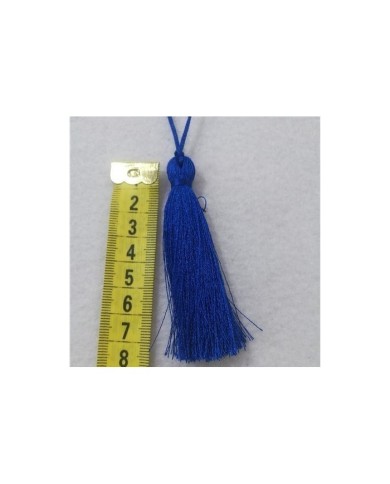 30 ADET - İPEK PÜSKÜL 7-8 CM - SAKS MAVİ