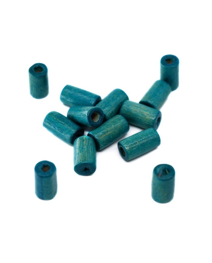 Ahşap Silindir Boncuk - 50 Gram