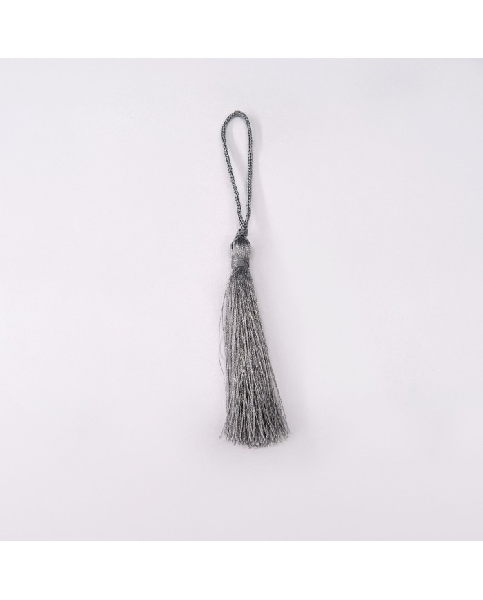 30 ADET - İPEK PÜSKÜL 7-8 CM - GRİ