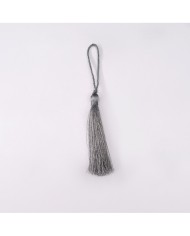 30 ADET - İPEK PÜSKÜL 7-8 CM - GRİ