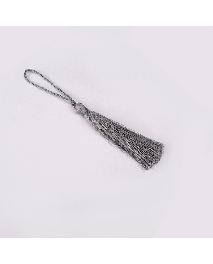 30 ADET - İPEK PÜSKÜL 7-8 CM - GRİ