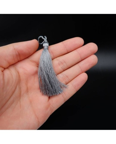 30 ADET - İPEK PÜSKÜL 7-8 CM - GRİ