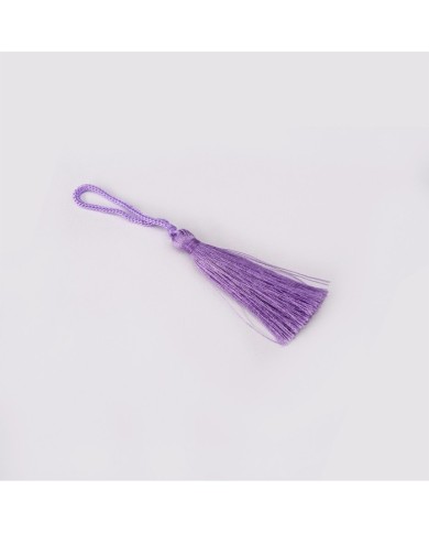 30 ADET - İPEK PÜSKÜL 7-8 CM - LİLA