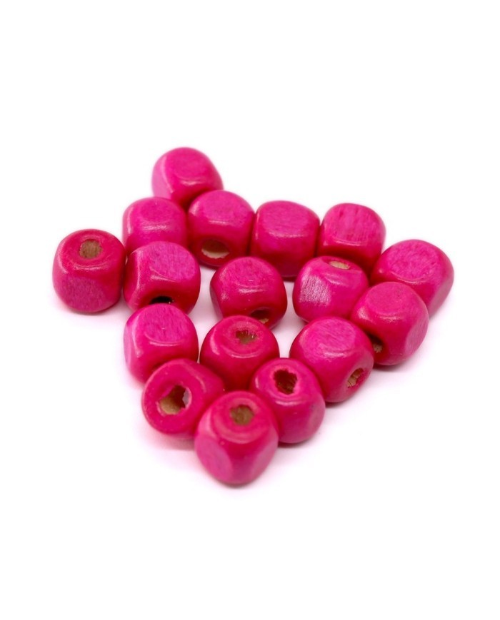 Ahşap Küp Boncuk - 1 Kilogram