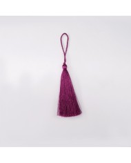 30 ADET -  İPEK PÜSKÜL 7-8 CM - KOYU PEMBE