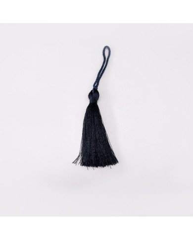 30 ADET -  İPEK PÜSKÜL 7-8 CM - LACİVERT