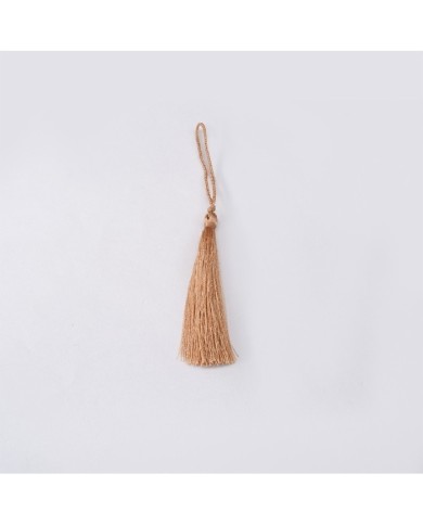 30 ADET -  İPEK PÜSKÜL 7-8 CM - BEJ