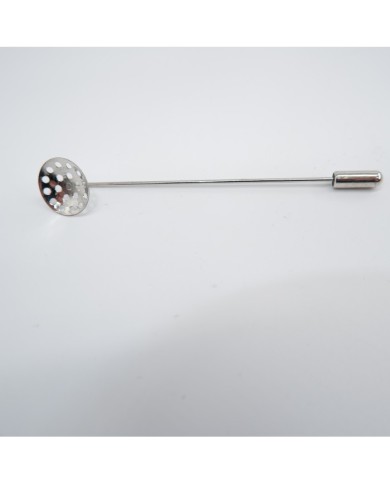 Broş İğnesi - 8 Cm - Gümüş