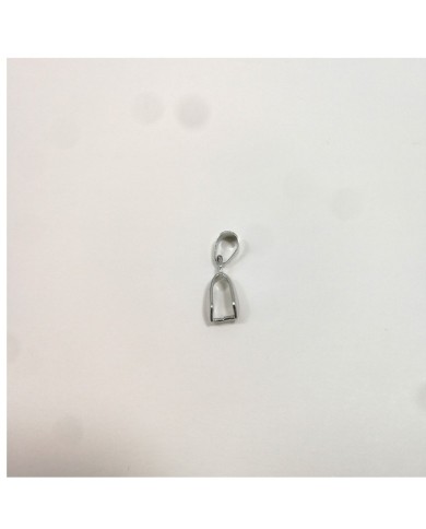 Reçine Epoksi Takı Kıskacı - Nikel Gümüş - 100 Adet