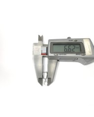 Reçine Epoksi Takı Kıskacı - Gümüş - 6.5 mm - 25 Adet