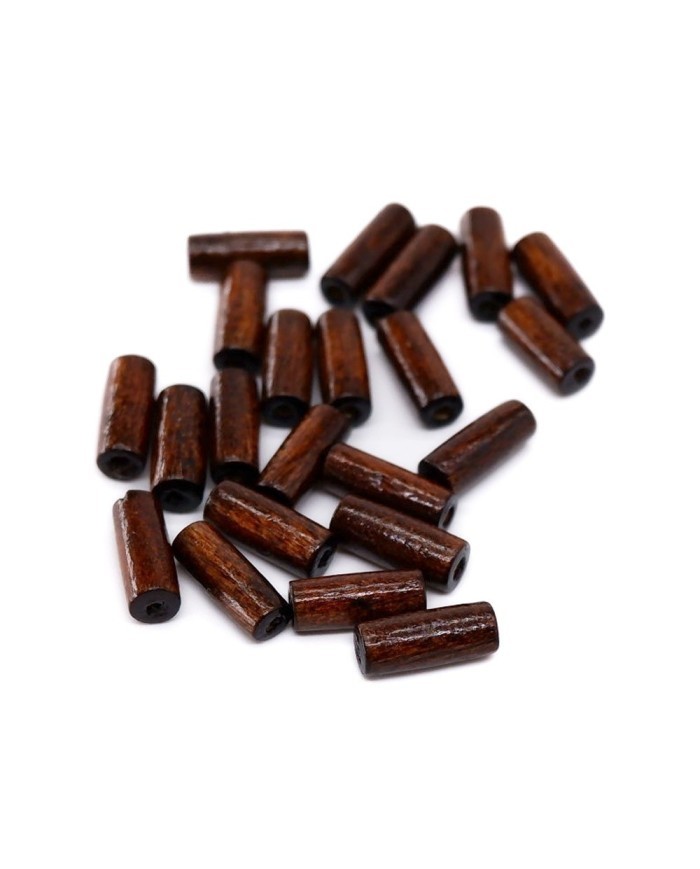 Ahşap Silindir Boncuk - 1 Kilogram