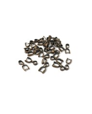 100 Adet- Reçine Epoksi Takı Kıskacı- Bakır Eskitme