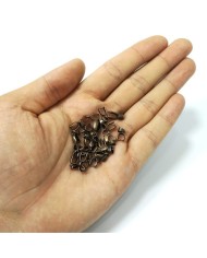 100 Adet- Reçine Epoksi Takı Kıskacı- Bakır Eskitme