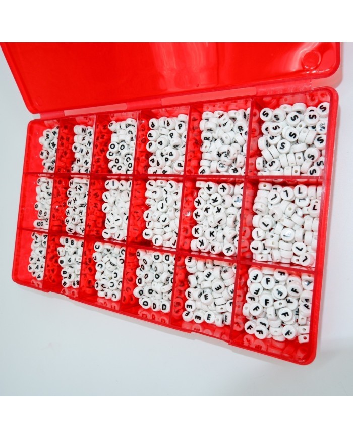 "M" 8 mm Adet Sedef Harf Boncuk