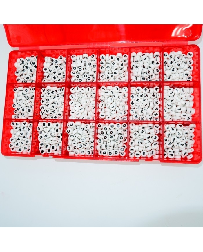 "N" 8 mm Adet Sedef Harf Boncuk