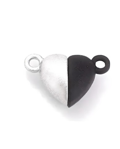 Kalpli Kapama - Gümüş-Siyah