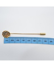 Broş İğnesi - 8 Cm - Gold