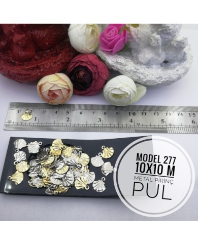 Pirinç Pul - M277 - 10x10 mm  -1Kg