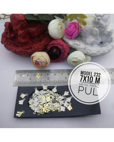 Metal Pirinç Pul - M232  - 7x10 mm  - 1Kg