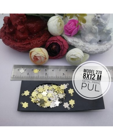 Metal Pirinç Pul - M270  - 8x12 mm  - 1Kg