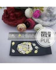 Metal Pirinç Pul - M251 -  6x12 mm  -1Kg