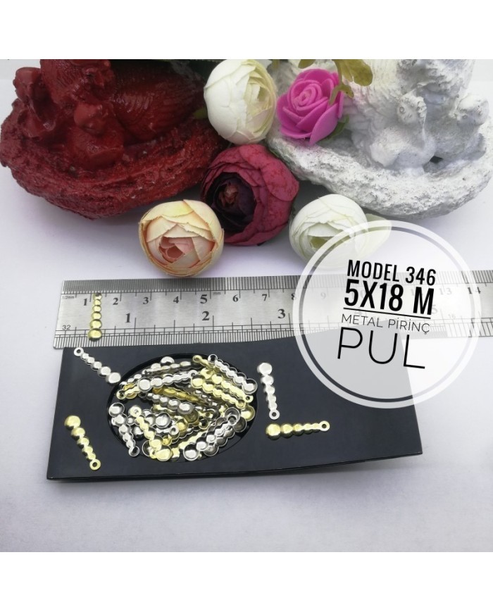 Metal Pirinç Pul  - M346 5x18 mm-1Kg