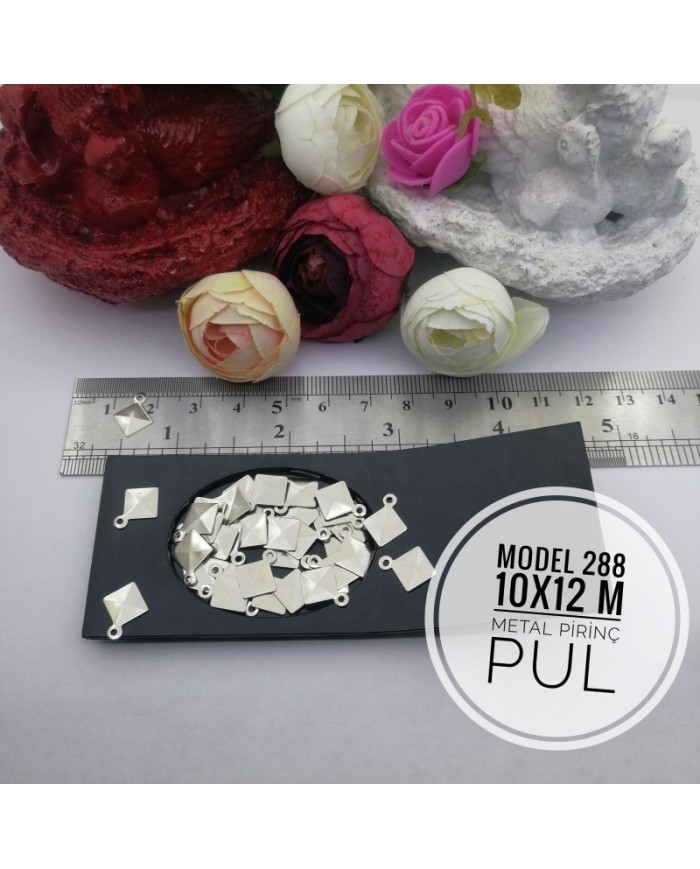 Metal Pirinç Pul - M287 - 10x12 mm  -1Kg