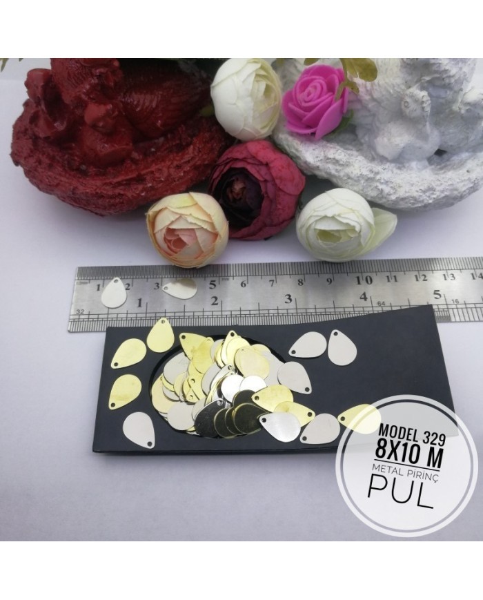 Metal Pirinç Pul - Model 329 - 8x10 mm  -1Kg