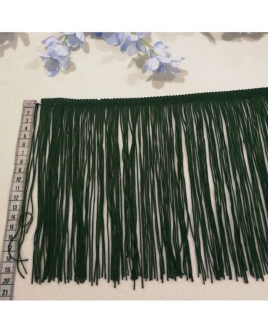 5 Metre - İp Saçak Yeşil 20 Cm