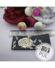 Metal Pirinç Pul - M355 - 8x14 mm  -1Kg