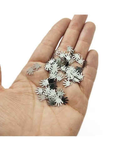 Metal Pirinç Pul - M242 Büyük El - 10x12 mm  1Kg