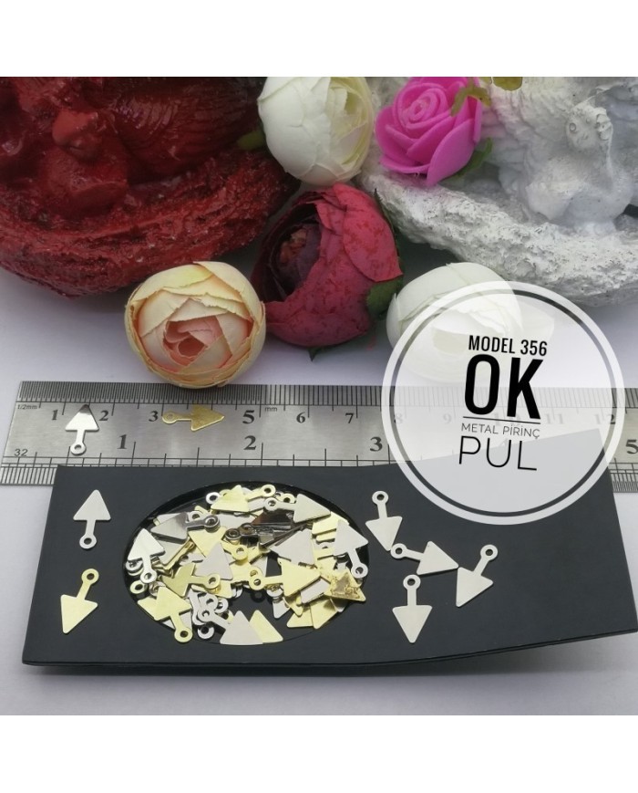 Metal Pul - M356 - Ok şekli 13 x 7 mm  1Kg