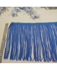 5 Metre - İp Saçak Mavi 20 Cm