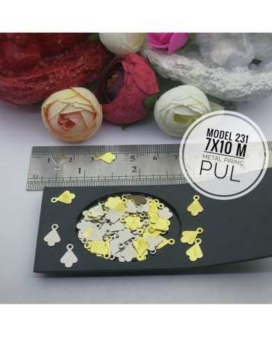 Metal Pirinç Pul - M231  - 7x10 mm  1Kg