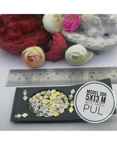 Metal Pirinç Pul - M306  - 5x13 mm  1Kg