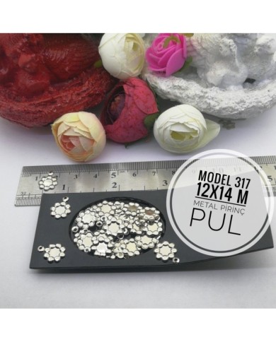 Metal Pirinç Pul - M317  - 12x14 mm  1Kg