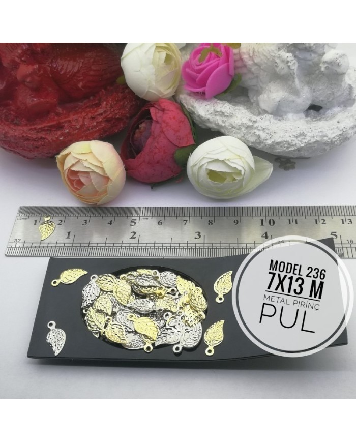 Metal Pirinç Pul - M236  - 7x13 mm  1Kg