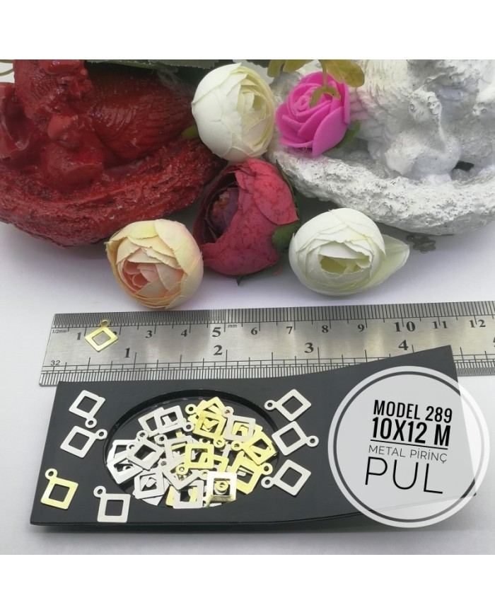 Metal Pirinç Pul - M289 - 10x12 mm - 1Kg