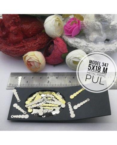 Metal Pirinç Pul - M347 - 5x18 mm - 1 Kg